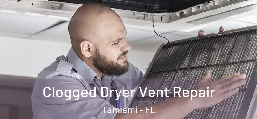 Clogged Dryer Vent Repair Tamiami - FL